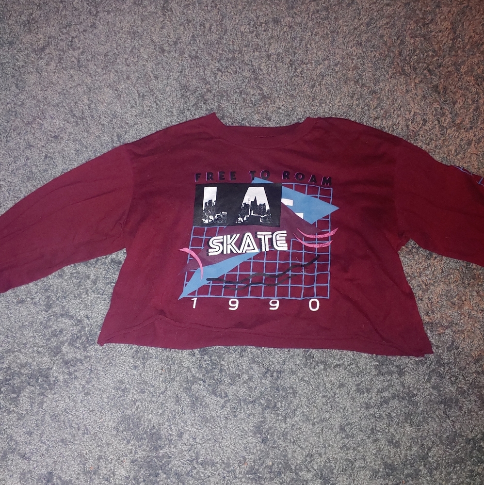 A skate crop top